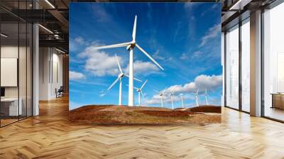 wind turbines farm Wall mural