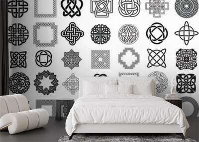 Celtic knots vector collection Wall mural