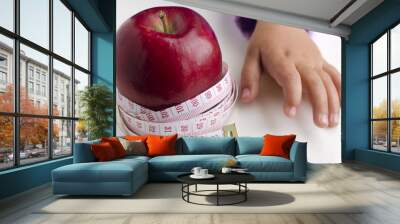 Apple diet Wall mural