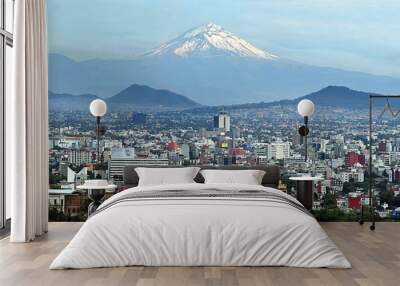 Mexico City Landscape Wall mural