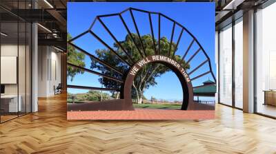 Onslow War Memorial Western Australia Wall mural