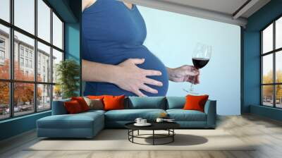 pregnancy - pregnant woman health care Wall mural