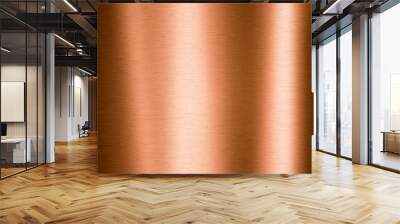 brushed copper metallic sheet Wall mural