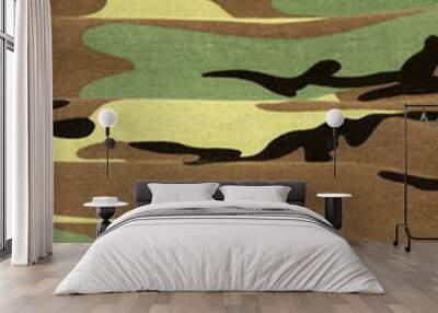 woodland camouflage background Wall mural