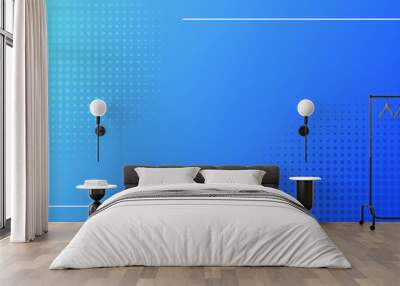 abstract blue modern elegant background design Wall mural