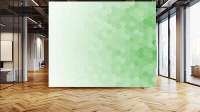 modern elegant green light geometric background Wall mural