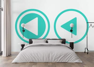 play button Wall mural