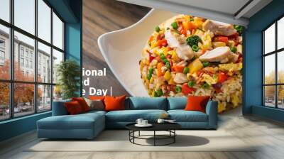 National Fried Rice Day, September 20 Wall mural