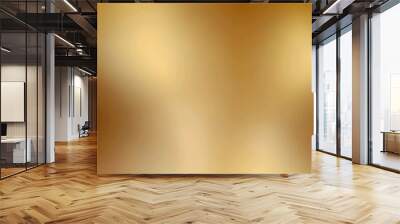 Gold gradient blurred background with soft glowing backdrop, background texture for design Wall mural