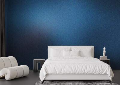 soft blue and black gradient background design with grainy noise texture effect Wall mural