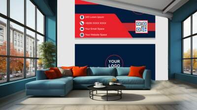 Illustration vector graphic of card name. Prefect for Printing, Media Social, Bussines, office, etc. Wall mural