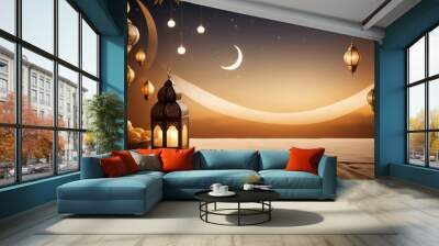 Ramadhan background or design ramadhan Wall mural