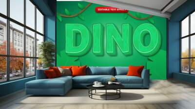 Text effects Dino Wall mural