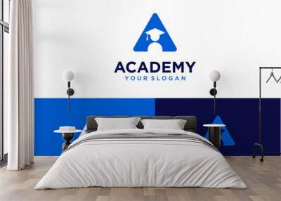 academy logo design Wall mural