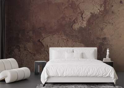 brown wall, plaster, painted background Wall mural