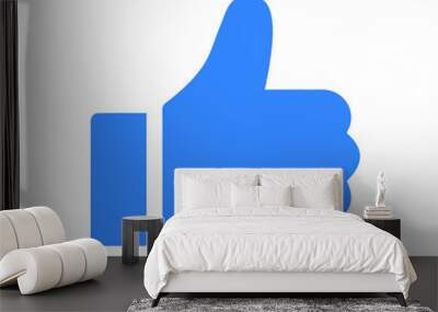 Like or thumbs up icon Wall mural