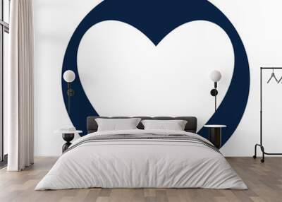 Love icon Wall mural