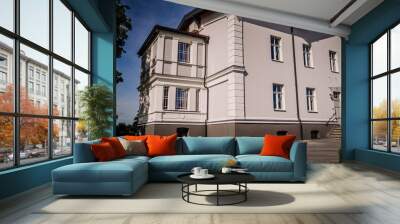 A beautiful two story estate home Wall mural