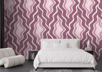 seamless pattern with ribbon with spring colours Wall mural