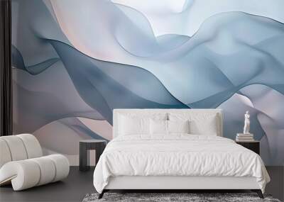 wallpaper abstract  wave smoke colors, 2:1, HD, Banner, dark blue and pink Wall mural