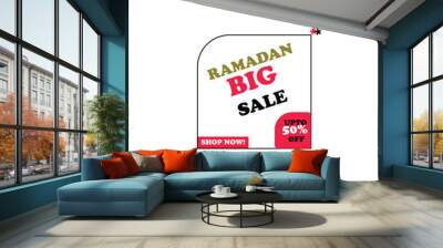 Ramadan big sale banner discount Wall mural