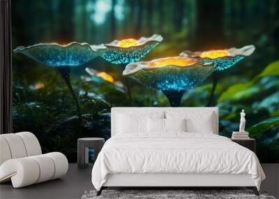 butterfly in aquarium Wall mural