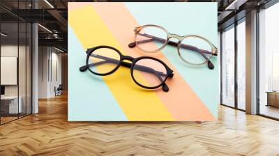 COOL AND CREATIVE SUNGLASSES Wall mural