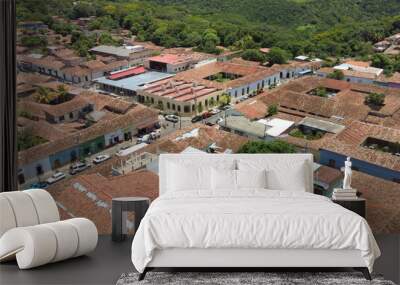 Suchitoto desde el aire Wall mural