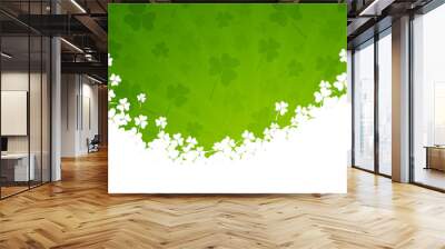 vector illustration of a st. patricks day background Wall mural