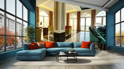 Luxury lobby for five stars hotel Wall mural