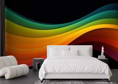 Abstract colorful background Wall mural