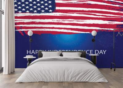 USA Independence Day Wall mural