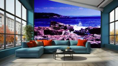 Seascape in Maine Wall mural