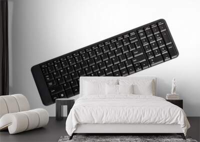 vector black pc keyboard, keyboard is very useful tool for personal computer, it is necessary to write words Wall mural