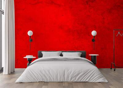 red grunge background Wall mural