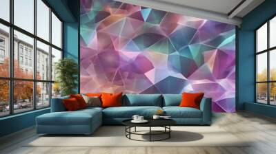 polygon plexus particle illustration background Wall mural