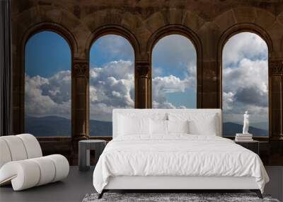 Montserrat Arches View Wall mural