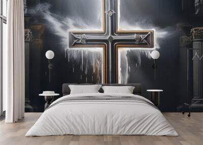 Christian Cross Symbol of Faith Wall mural