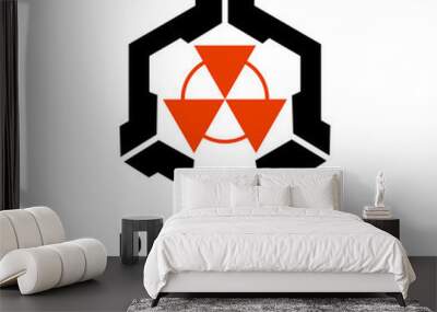 iconic bunker logo Wall mural