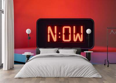 Digital clock with 