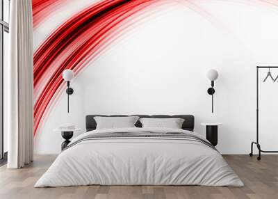 swing background - white/red Wall mural