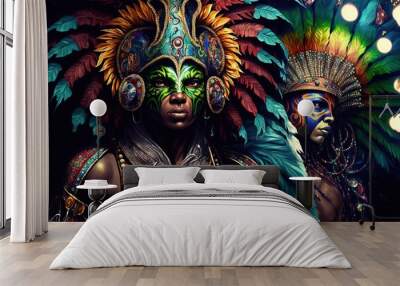 Rio Carnival, Brazil Wall mural