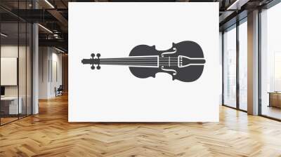 violin icon. vector illustration. isolated on white background. Wall mural