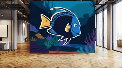 fish in the water Wall mural