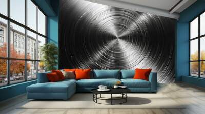 High-Quality Metal Texture Background, ai technology Wall mural