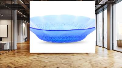 glass bowl on white background. Wall mural