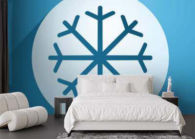 cold icon Wall mural