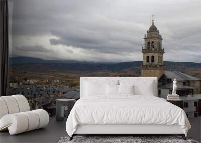 Ponferrada street photo Wall mural