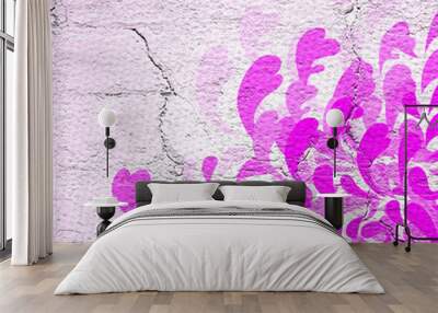 Underground art background Wall mural