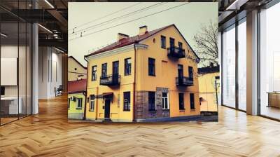 old houses Wall mural